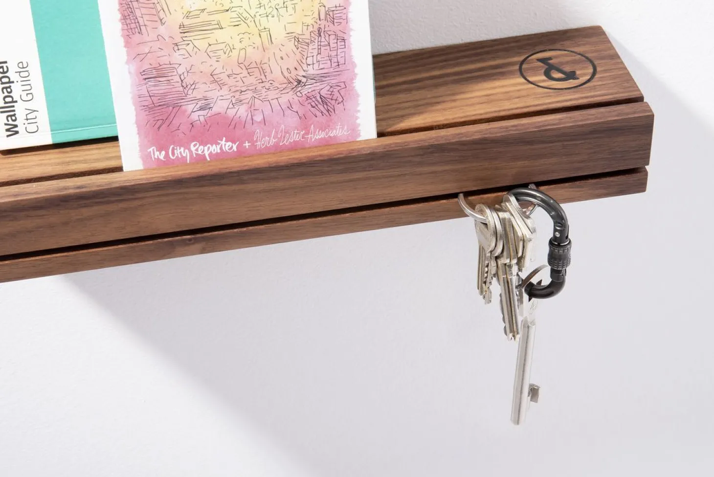 weld & co Schlüsselbrett Nussbaum 01