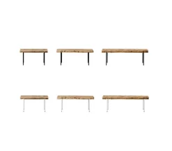 weld & co Sitzbank Altholz 01 S 90 x 40 x 45 schwarz