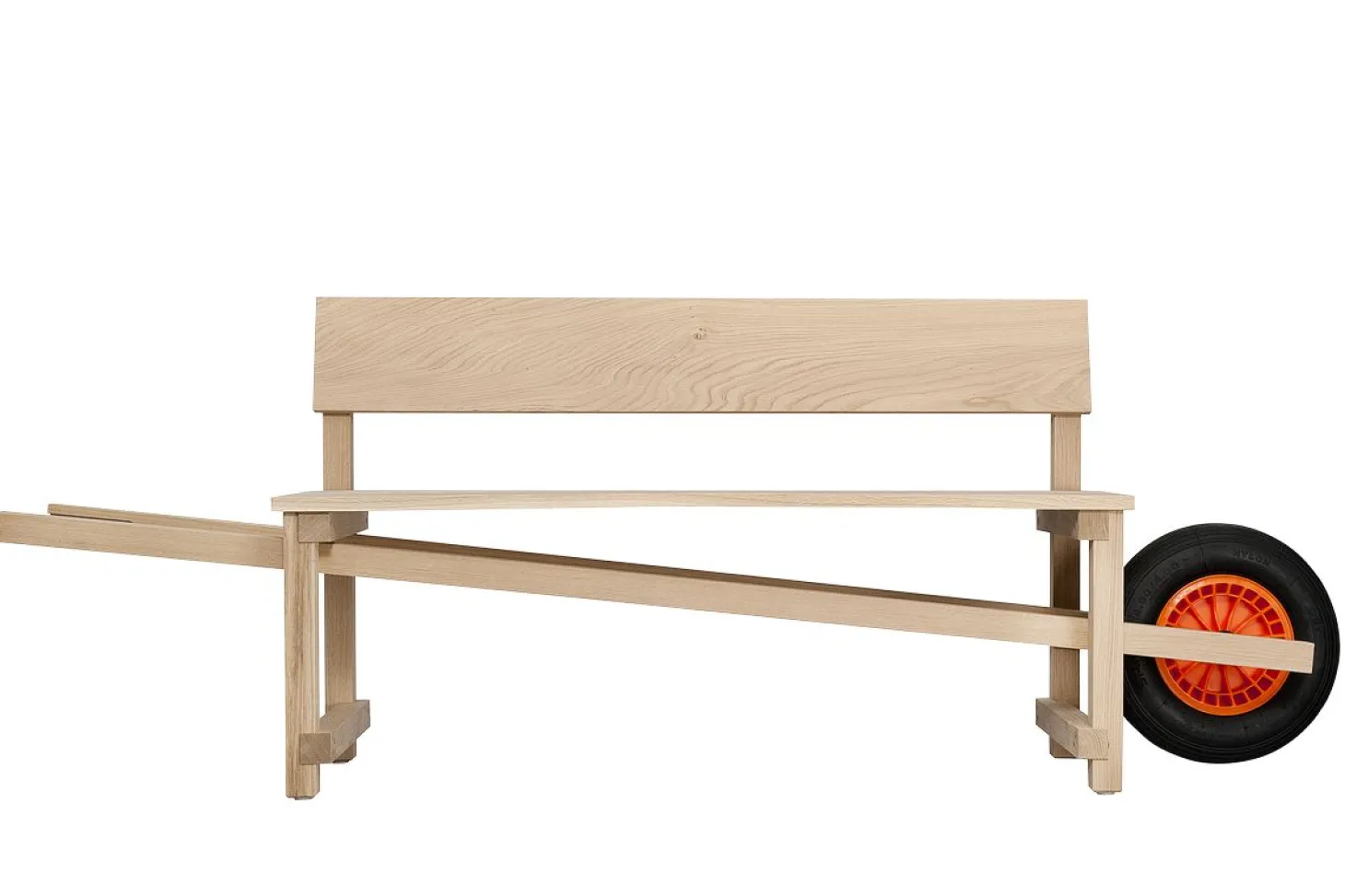 Weltevree Bank mit Reifen, L 190 cm Lärche