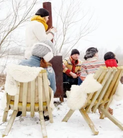 Weltevree Fieldchair - Lärchenholz Stuhl - klappbar