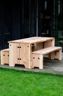 Weltevree Forestry Table - Tisch 180 cm (6 Personen) raw