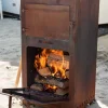 Weltevree Outdoorofen aus Cortenstahl