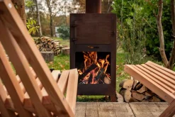 Weltevree Outdoorofen aus Cortenstahl