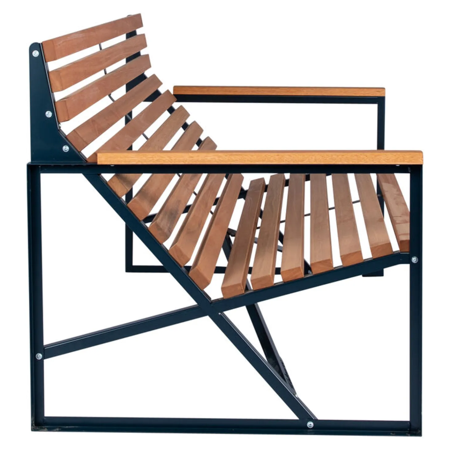 Weltevree Patio Bench - Outdoor Grau-Blau