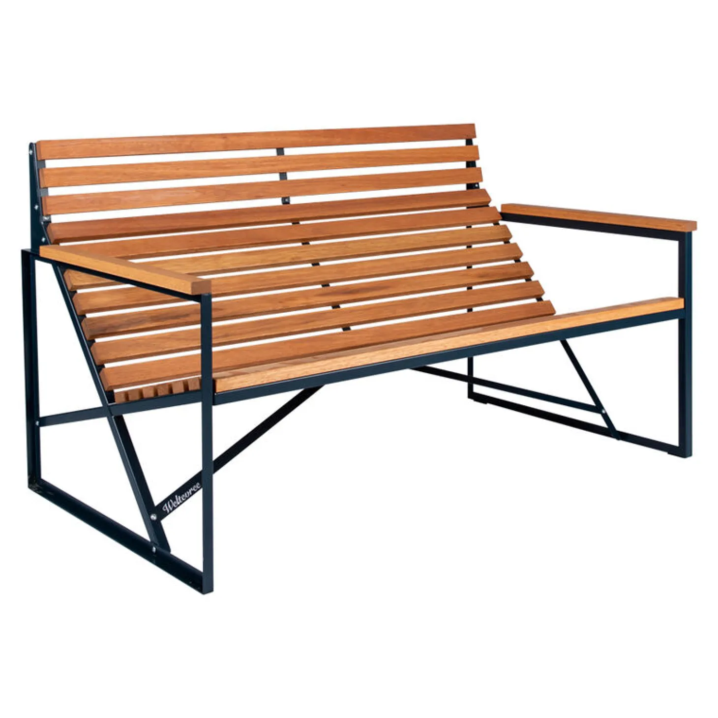 Weltevree Patio Bench - Outdoor Grau-Blau