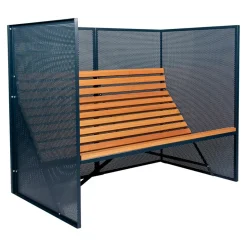 Weltevree Patio Bench High - Outdoor Grau-Blau