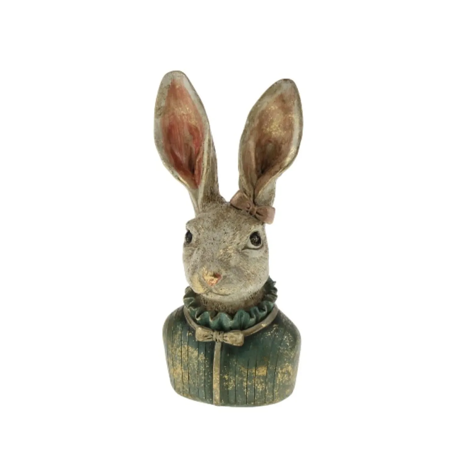 Werner Voß Hasenbüste Heidilein türkis/creme/gold