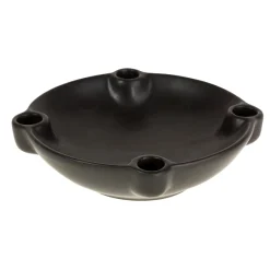 Werner Voß Kerzenhalter Lund schwarz 21,5x5,5cm