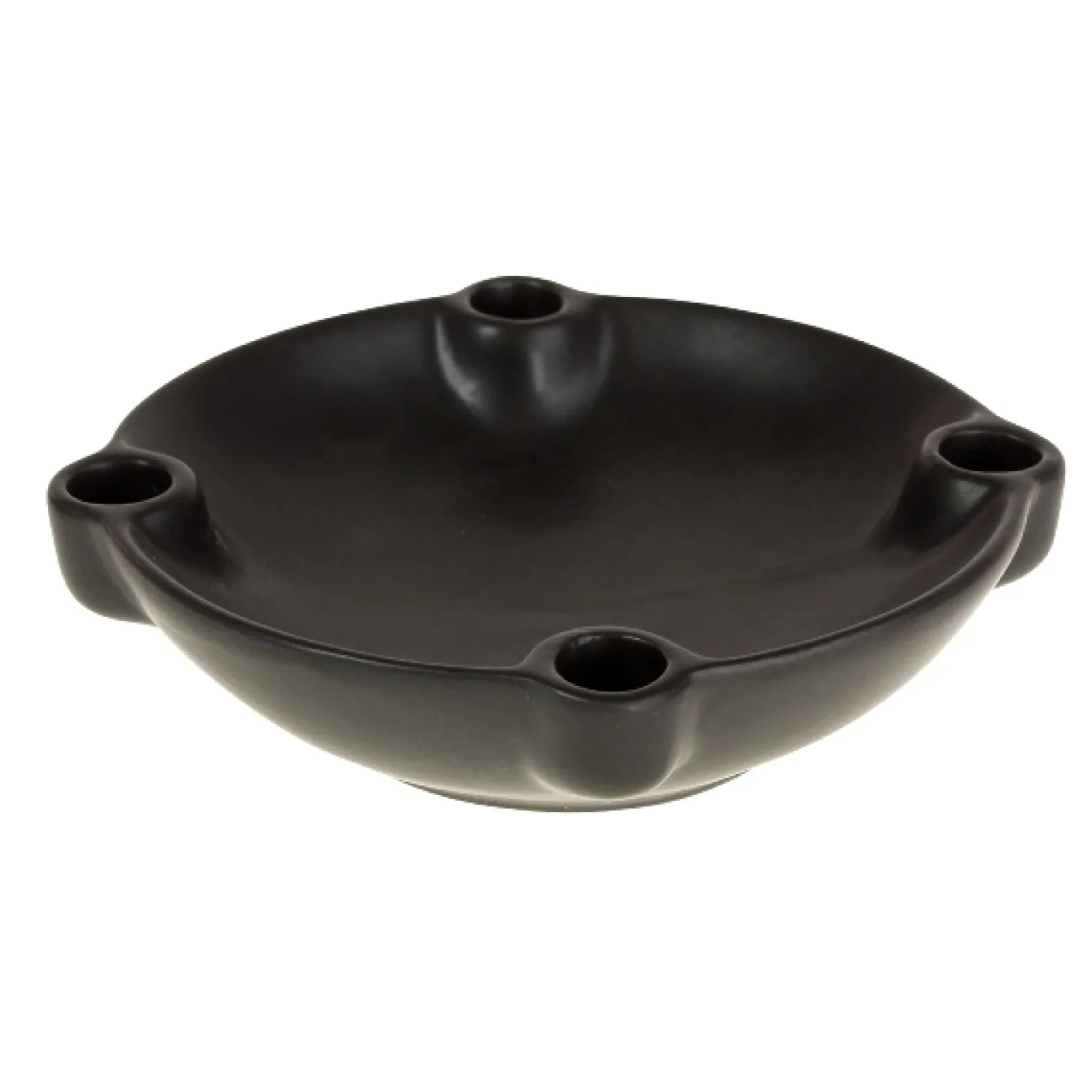 Werner Voß Kerzenhalter Lund schwarz 21,5x5,5cm