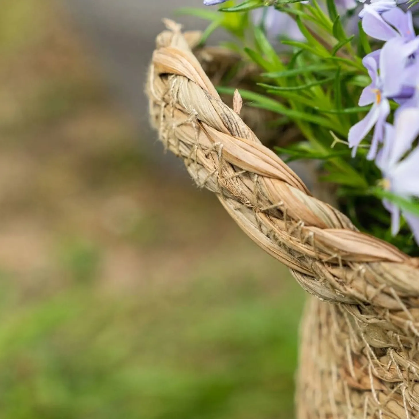 Werner Voß Korb Valencia, braun-grau Seegras Ø 22, h 21