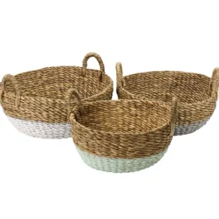 Werner Voß Korb, Wasserhyazinthe mit Henkel mint S 35x24 cm