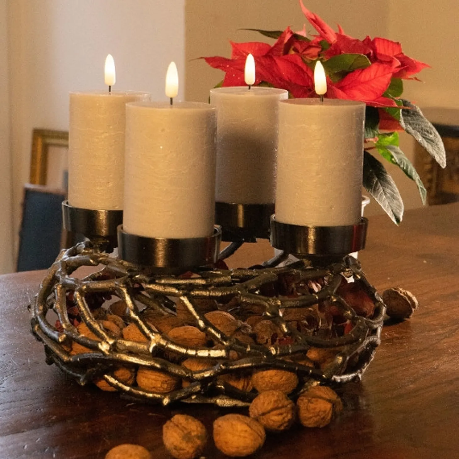 Werner Voß Kranz Äste schimmerndes schwarz Ø 27 cm