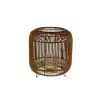 Werner Voß Laterne mit Glaseinsatz Ø30 x h30 cm Natur