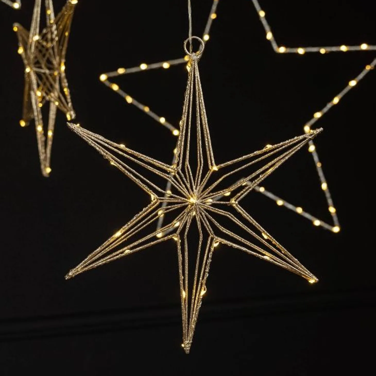 Werner Voß LED-Stern 30 cm, 25 LED warmweiß