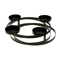 Werner Voß Leuchter Loops schwarz