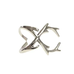 Werner Voß Serviettenring Geweih, silber