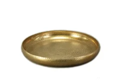 Werner Voß Tablett rund, Gold 53 cm