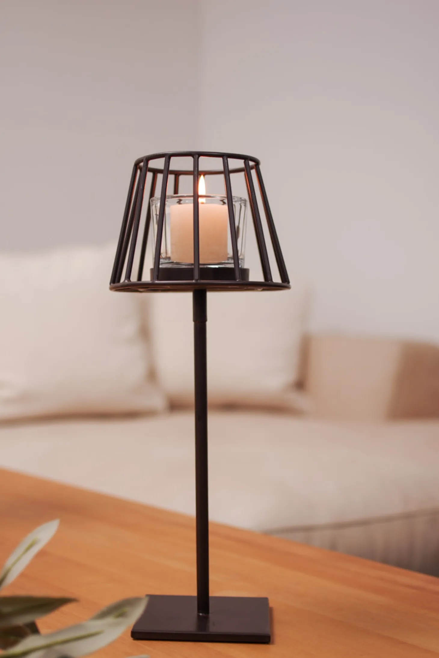 WMG Eisen Windlicht Rondo h 30 x d 13