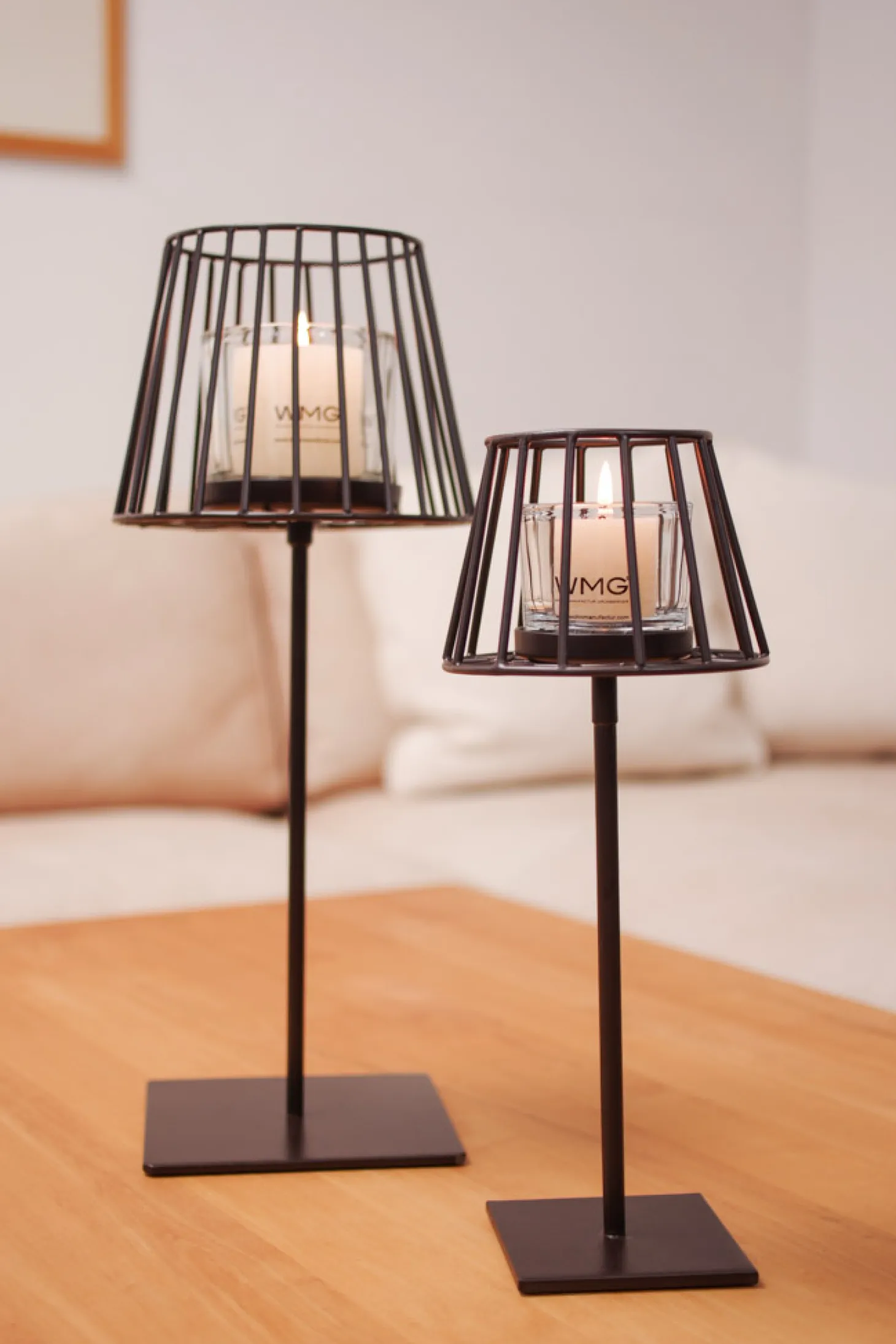 WMG Eisen Windlicht Rondo h 30 x d 13