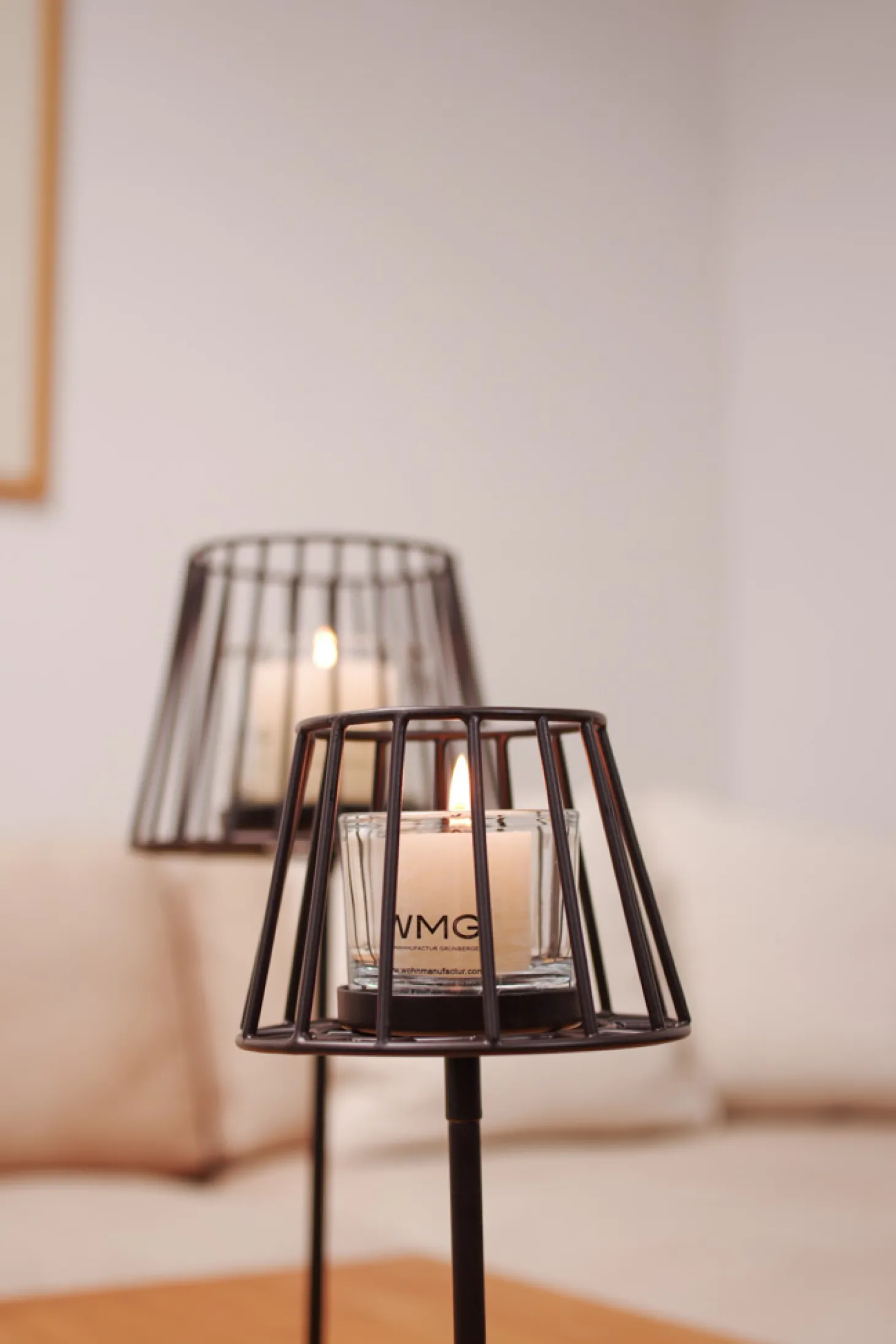 WMG Eisen Windlicht Rondo h 30 x d 13