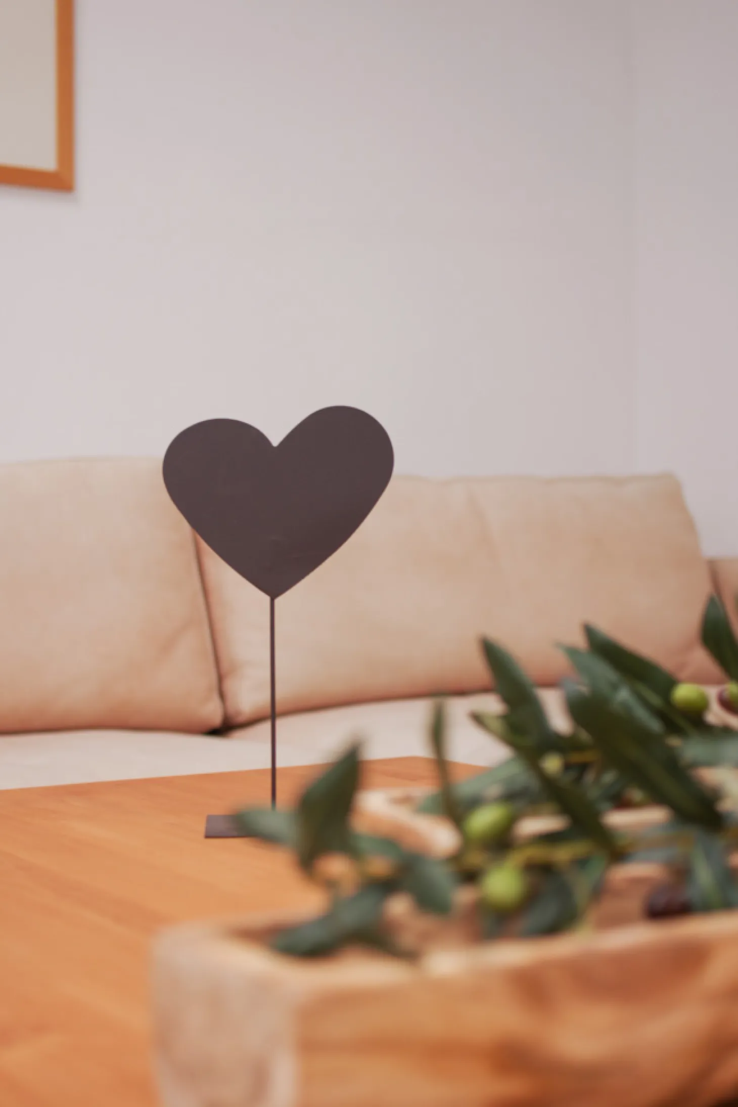 WMG Eisenherz auf Ständer - Höhe 27 cm