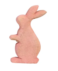 WMG Farbige Holzhasen Anatol sägerauh pink 50 cm