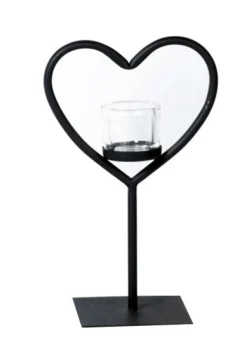 WMG Herz Windlicht Elisa aus Eisen 30 cm