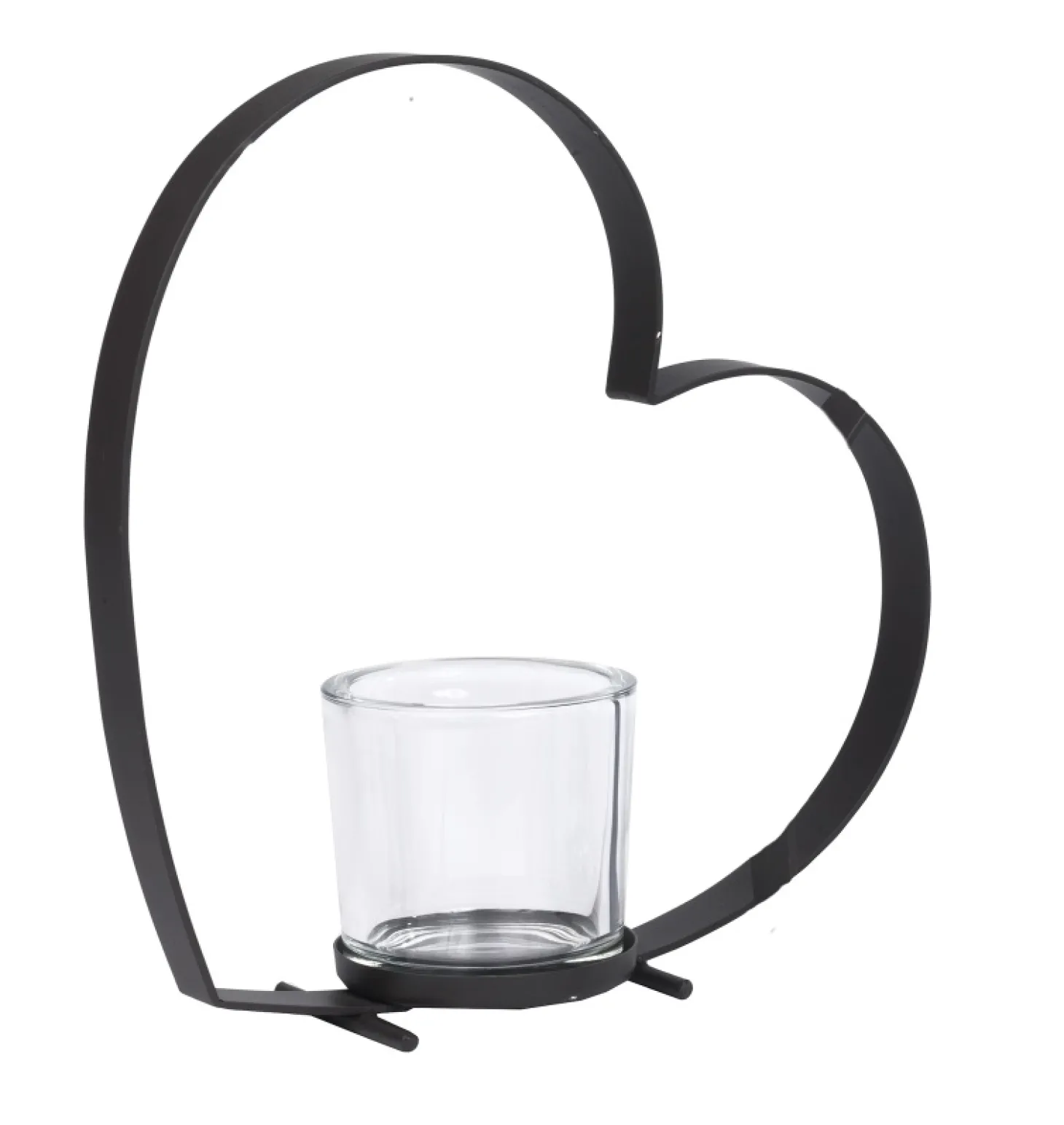 WMG Herzförmiges Eisenwindlicht Bebi 30 cm