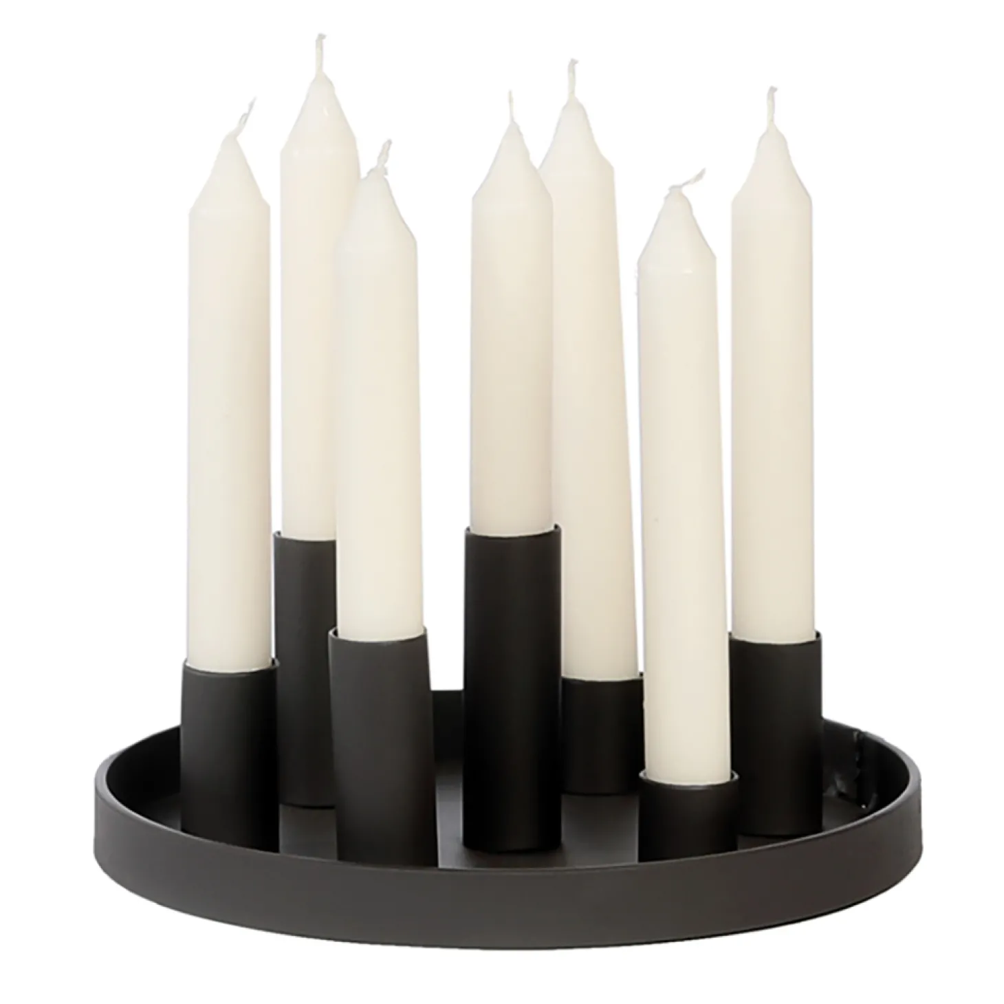 WMG Hochwertiger Kerzenhalter aus Eisen Rose