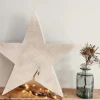 WMG Holz Stern 50 cm aus Pappelholz