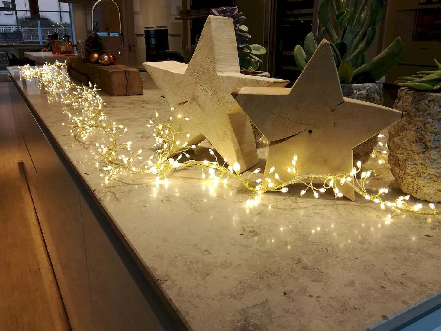 WMG Holz Stern 50 cm aus Pappelholz