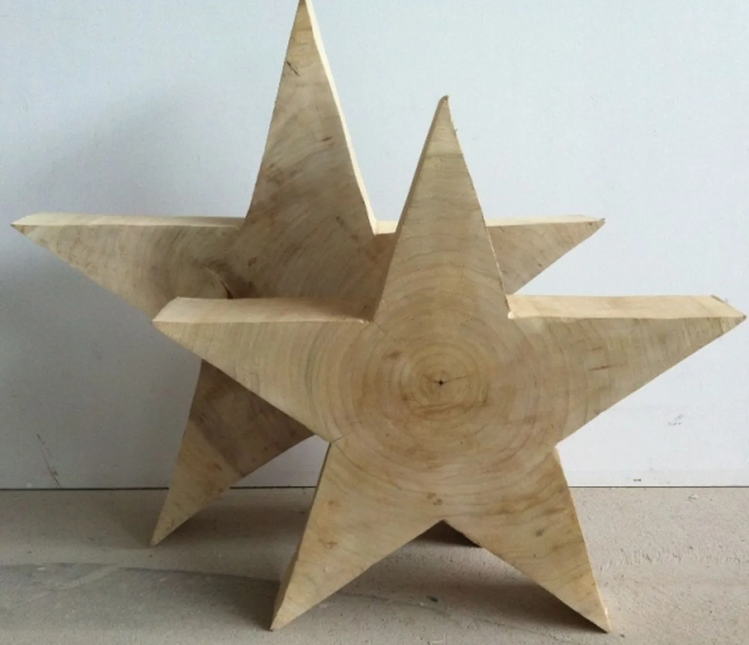 WMG Holz Stern 50 cm aus Pappelholz