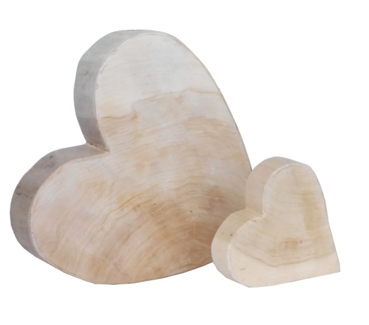 WMG Holz-Herz Pappel natur Höhe 20cm