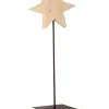 WMG Holzstern Glatt auf Eisenständer 50 cm