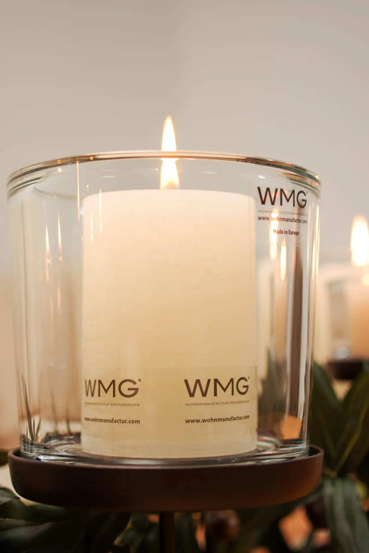 WMG Lincoln - Windlicht 70 cm mit 7 Gläsern