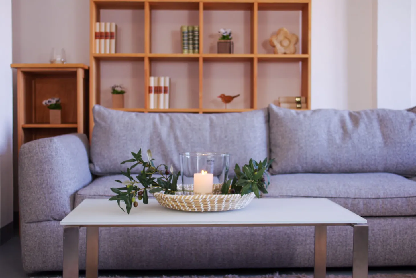 WMG Schale Gras natur/weiß