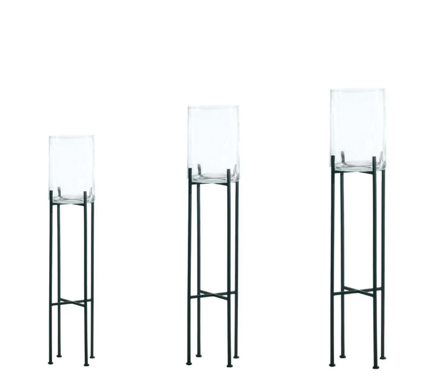 WMG Windlicht Vincent auf Eisen-Ständer 90