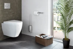 Zack Atore Toilettenbürste matt mit abnehmbaren Bürstentopf