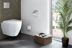 Zack Atore Toilettenpapierhalter mit Klappe matt