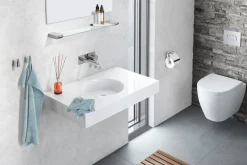 Zack Atore Toilettenpapierhalter mit Klappe matt