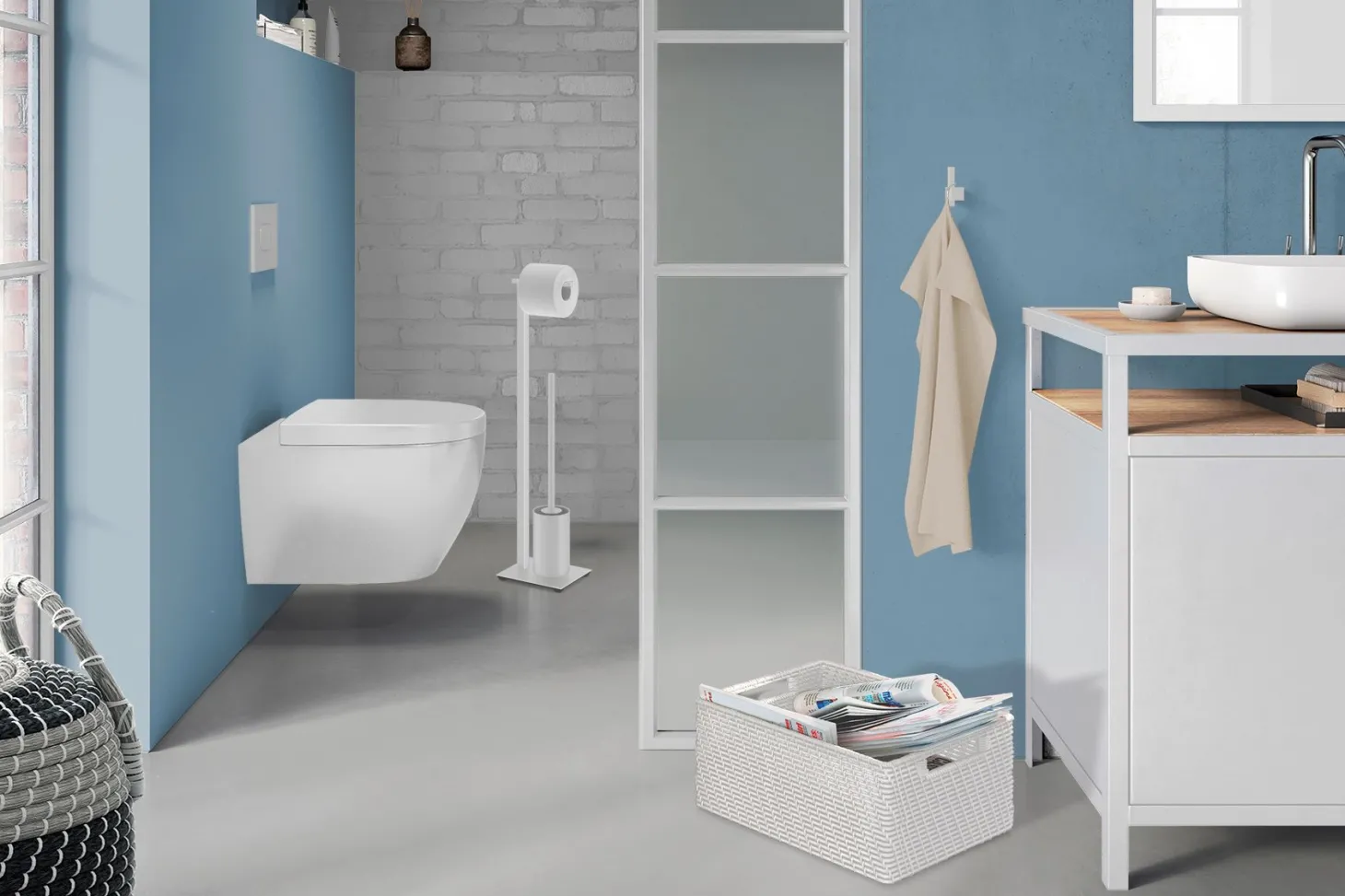 Zack Carvo Handtuchhaken mit hohem Aufhänger matt