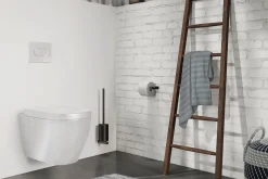 Zack Carvo Toilettenbürste mit Wandmontage Edelstahl matt
