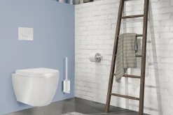 Zack Carvo Toilettenbürste mit Wandmontage Edelstahl matt