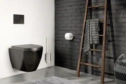 Zack Carvo Toilettenbürste mit Wandmontage Edelstahl matt