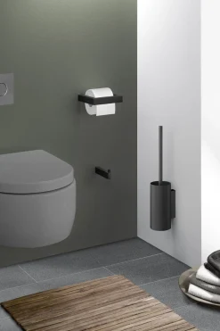Zack Linea Wand-Toilettenbürste matt