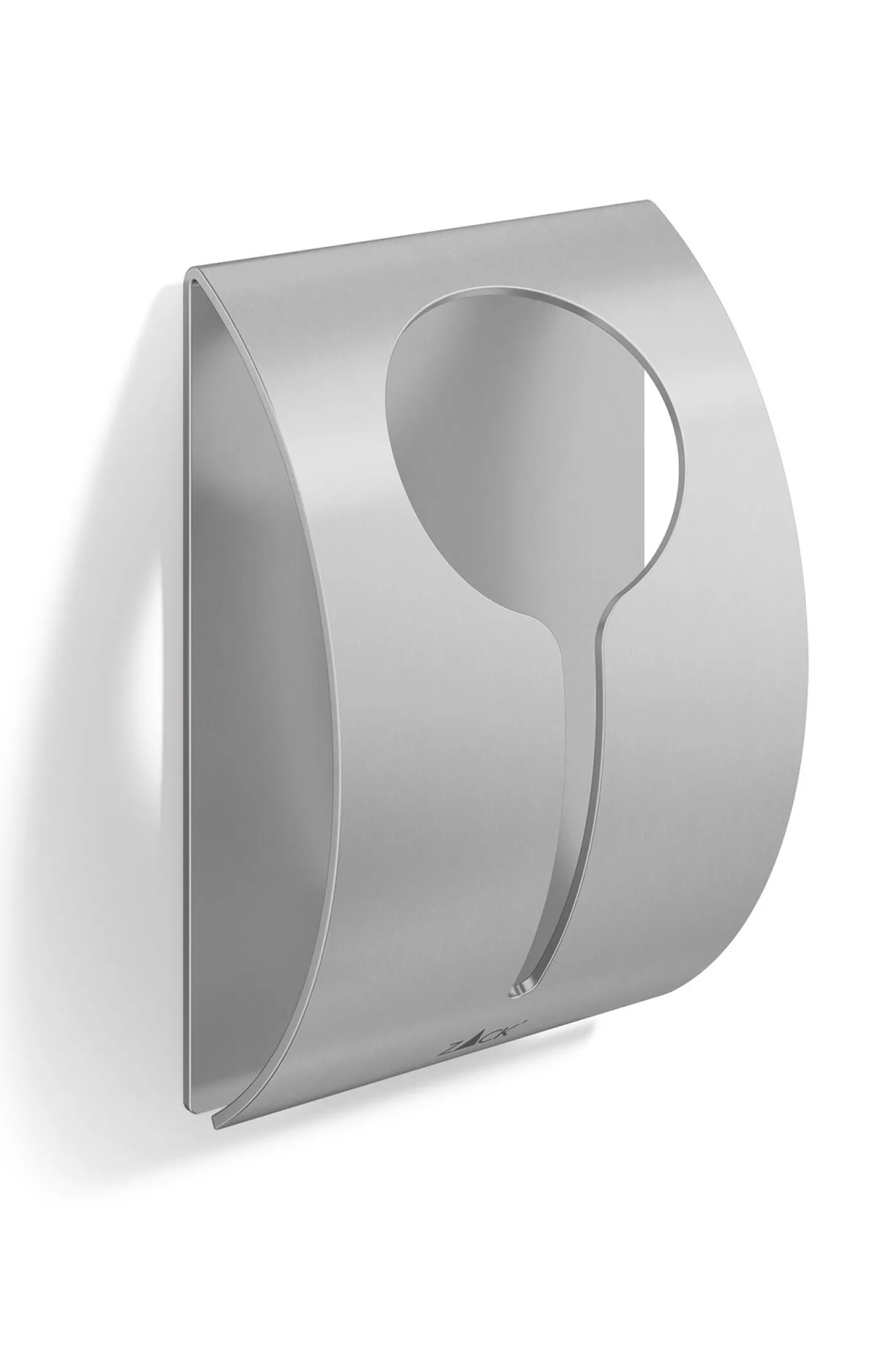 Zack Peco selbstklebende Handtuchklemme Edelstahl matt