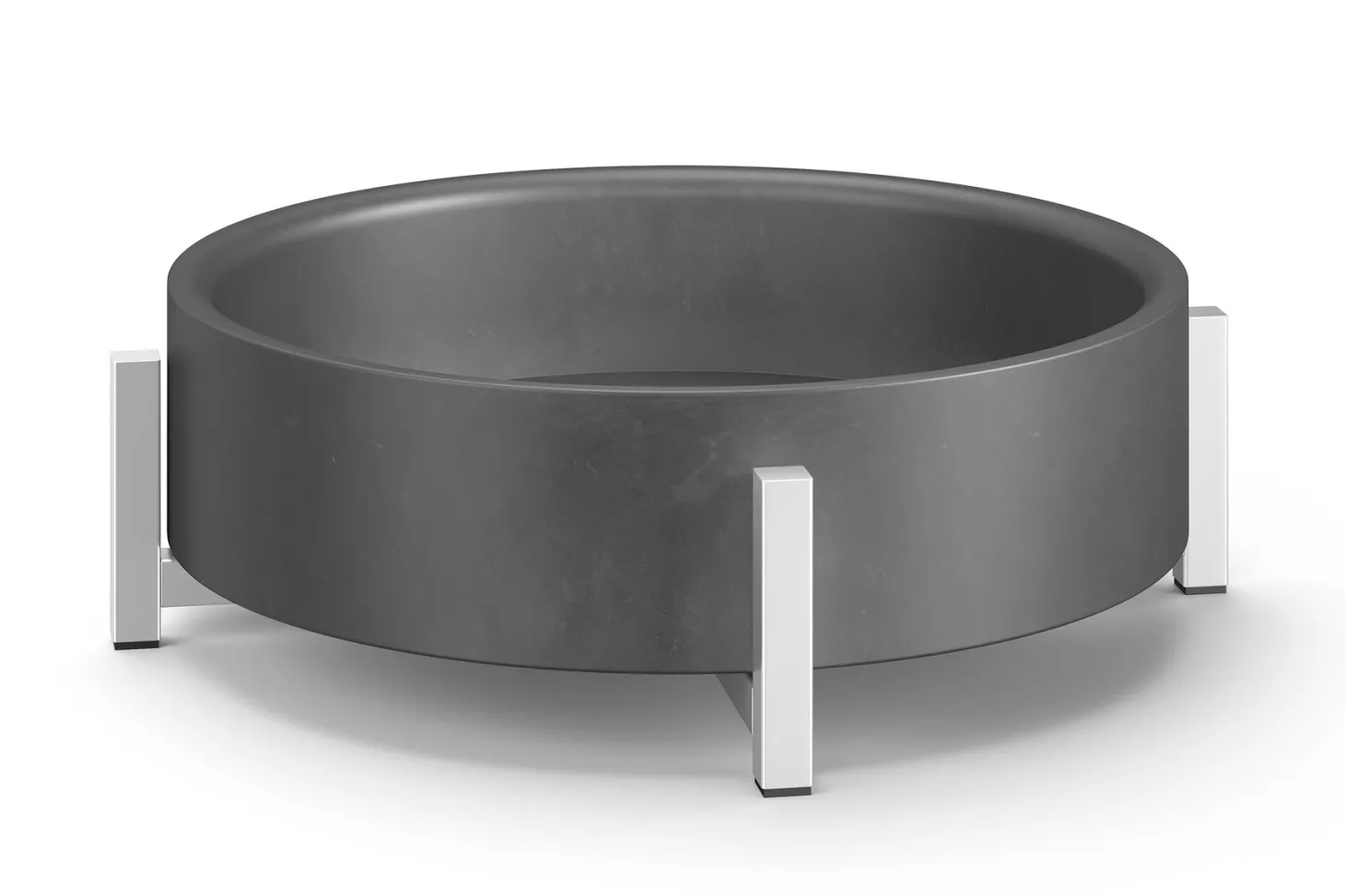 Zack Perto runde Dekoschale aus Beton