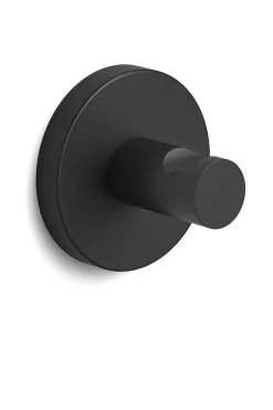 Zack Scala runde Wandhaken für Handtücher Schwarz