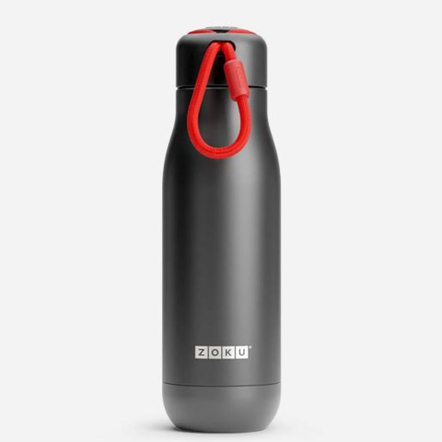 Zoku Edelstahl Trinkflasche 350ml Black
