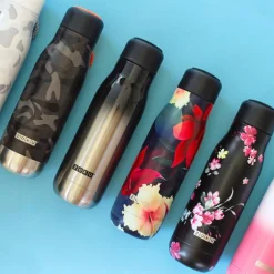 Zoku Edelstahl Trinkflasche 350ml Black